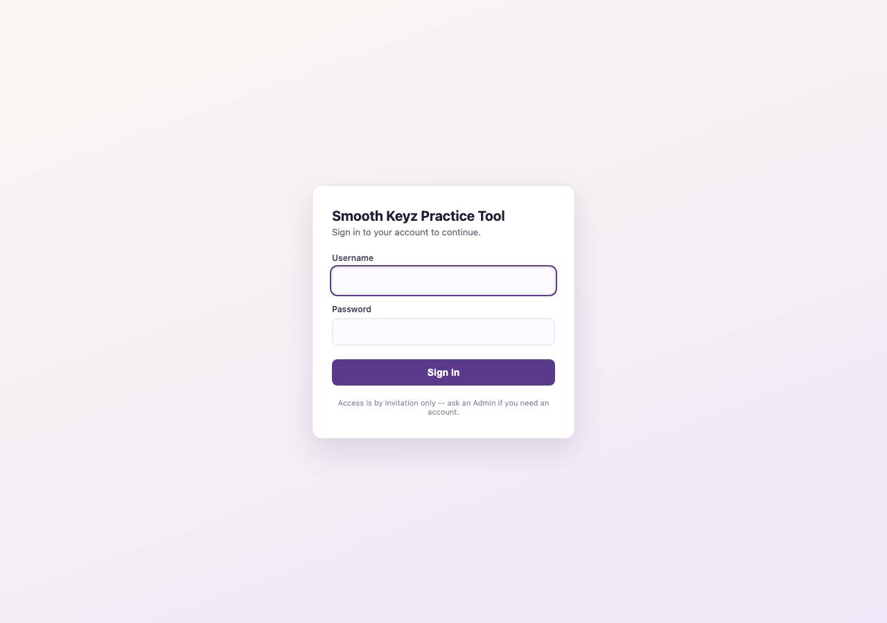 Screenshot of smoothkeyz.pro taken by the zone census on 2026-09-04
