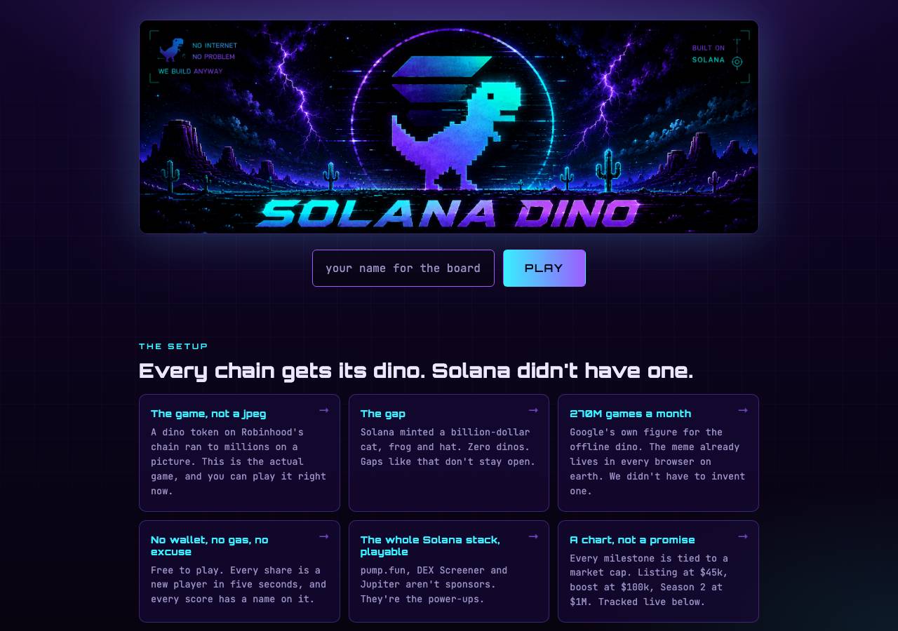 Screenshot of soldino.fun taken by the zone census on 2026-09-04