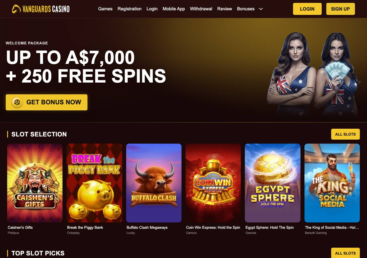Screenshot of vanguardcasino.online taken by the zone census on 2026-09-04