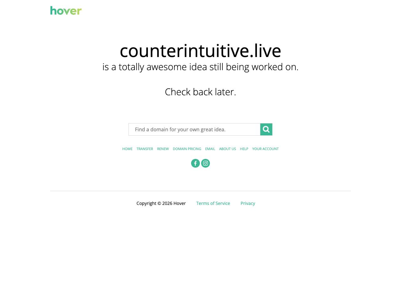 Screenshot of counterintuitive.live taken by the zone census on 2026-09-05