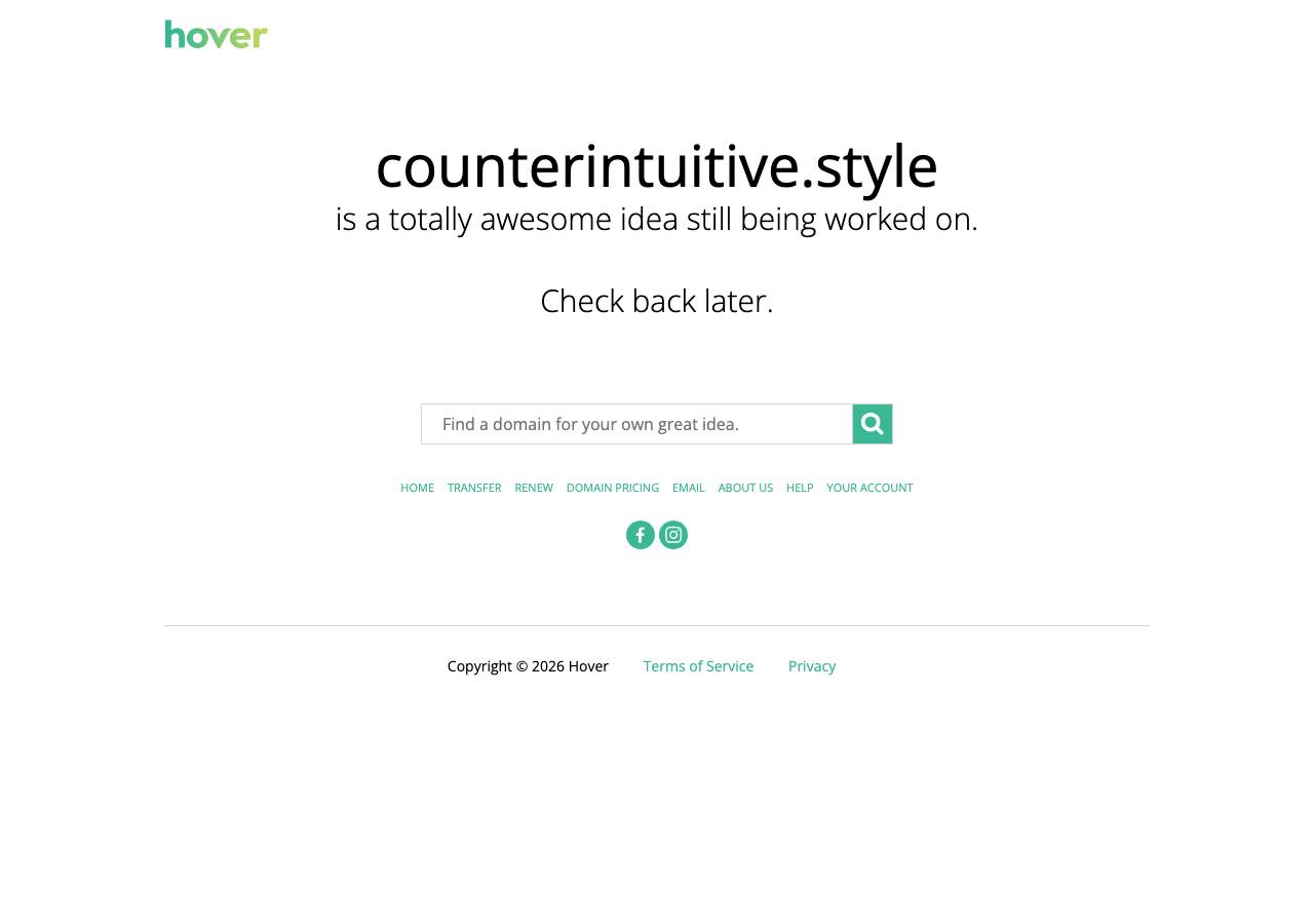 Screenshot of counterintuitive.style taken by the zone census on 2026-09-05