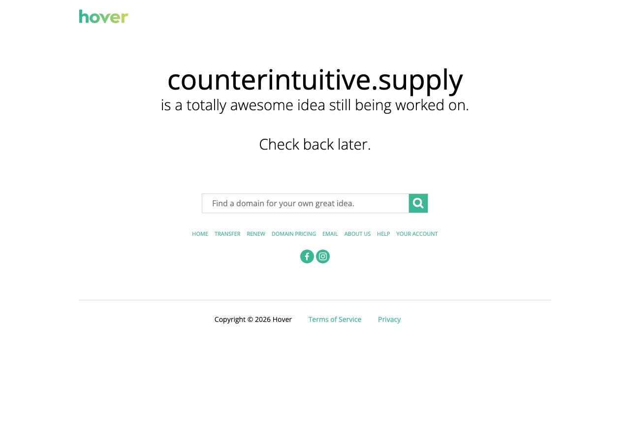 Screenshot of counterintuitive.supply taken by the zone census on 2026-09-05