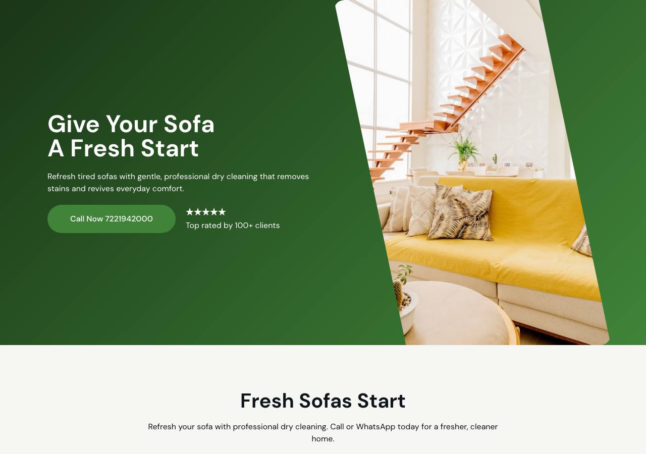 Screenshot of sofadrycleaningservices.shop taken by the zone census on 2026-09-05