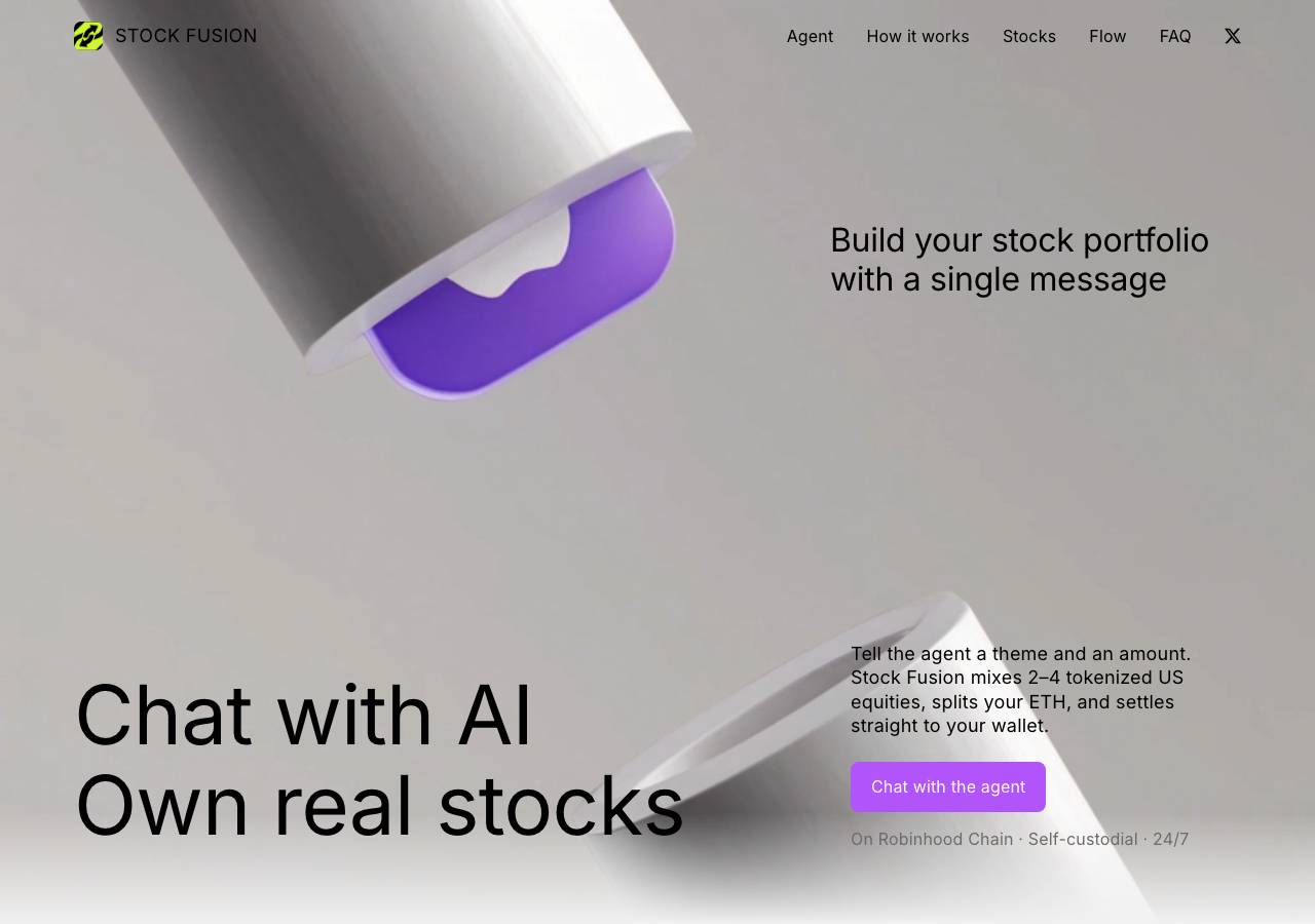 Screenshot of stockfusion.fun taken by the zone census on 2026-09-05