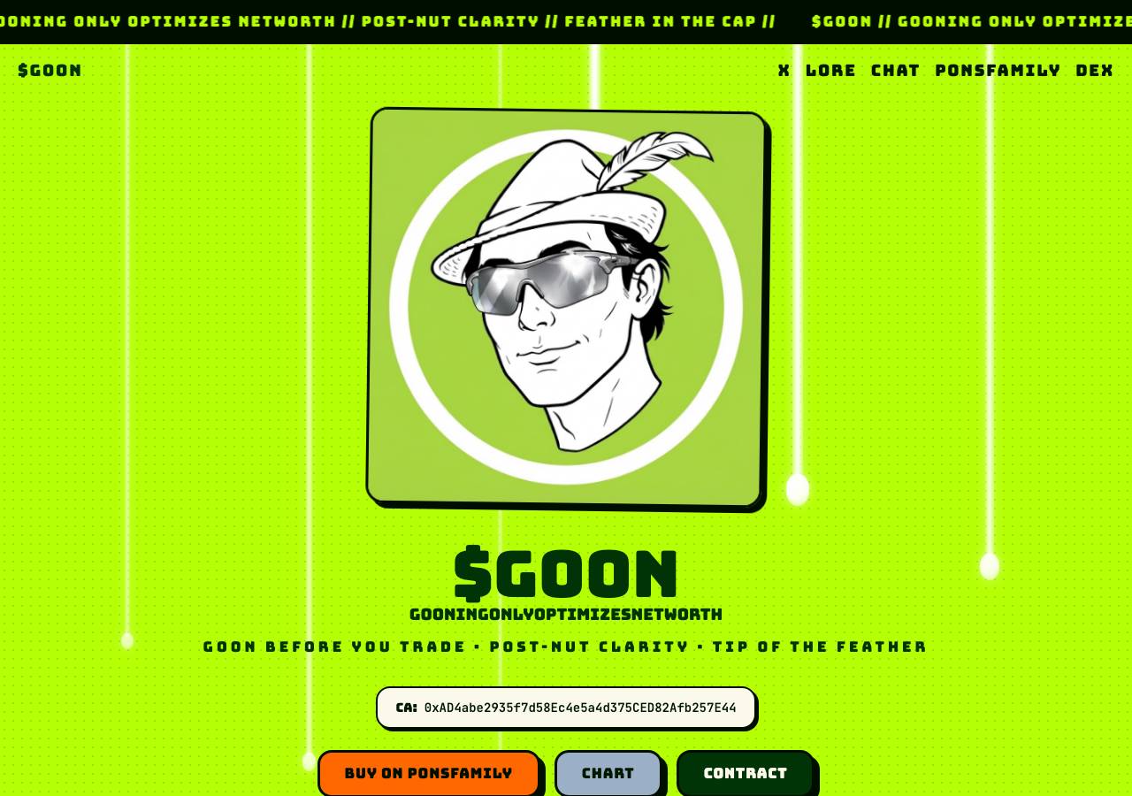 Screenshot of goonhood.fun taken by the zone census on 2026-09-06