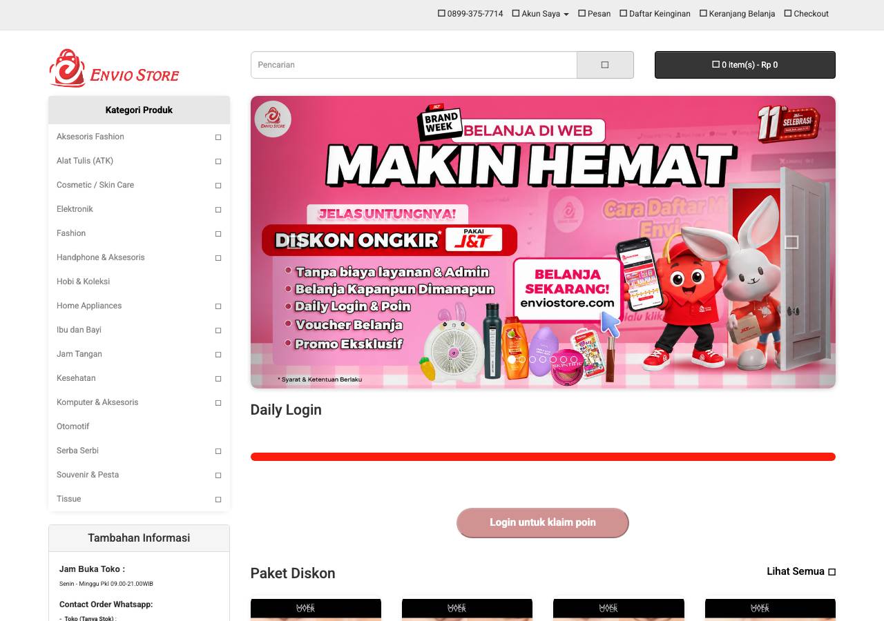Screenshot of lazadameja.com taken by the zone census on 2026-09-06