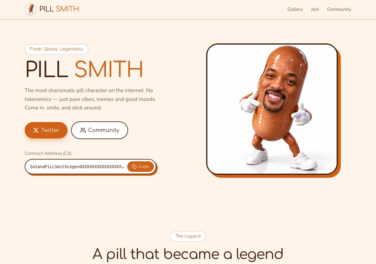 Screenshot of pillsmith.fun taken by the zone census on 2026-09-06