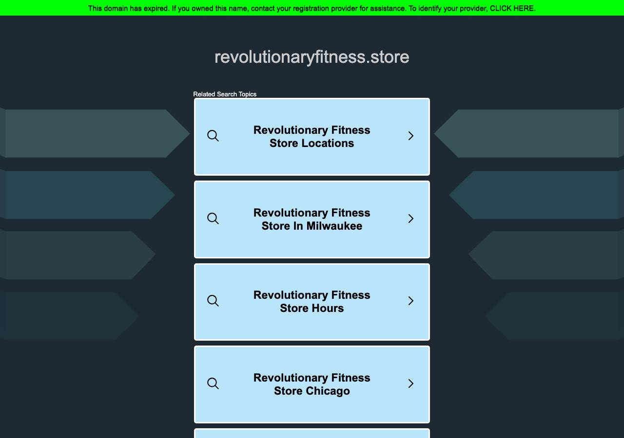 Screenshot of revolutionaryfitness.store taken by the zone census on 2026-09-06