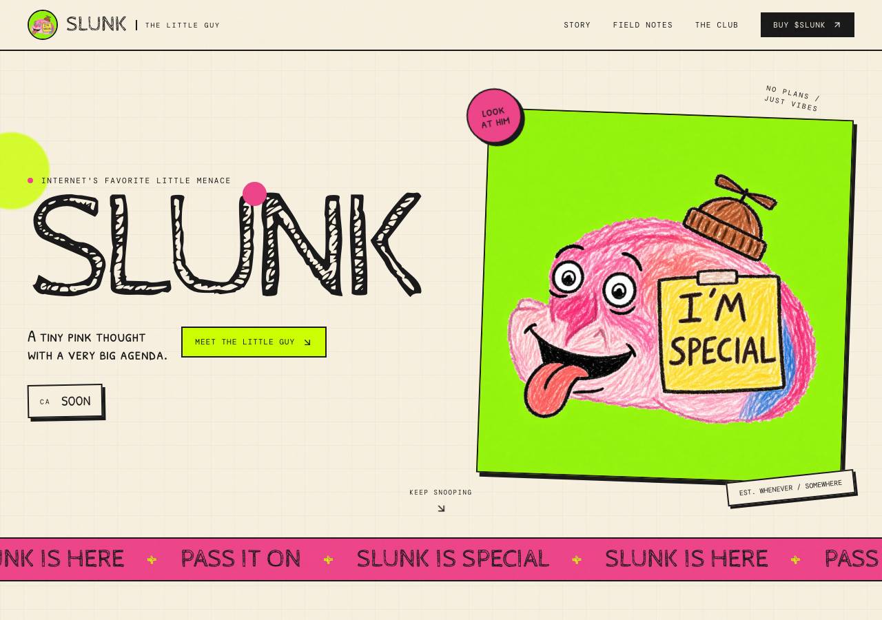 Screenshot of slunkrobinhood.fun taken by the zone census on 2026-09-06