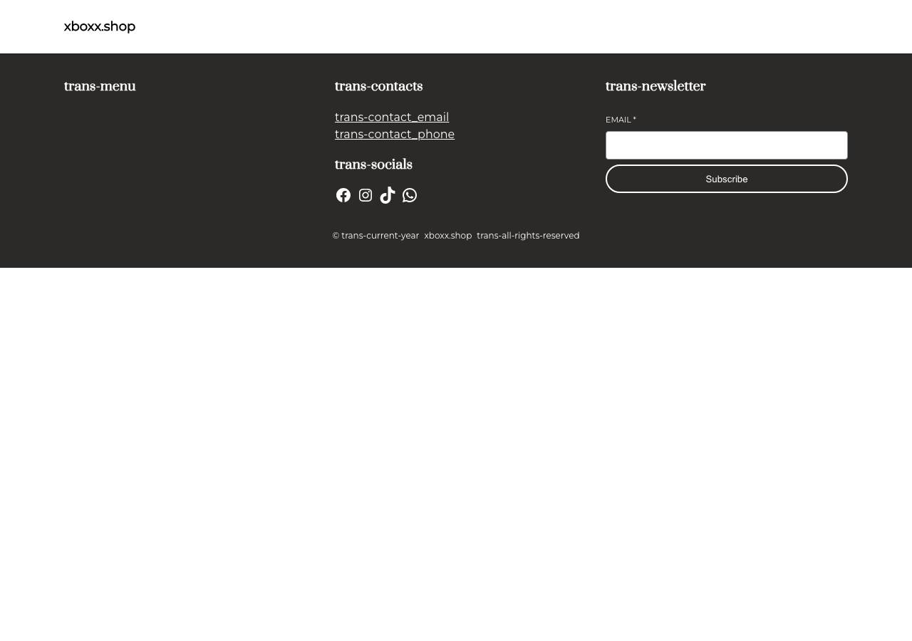 Screenshot of xboxx.shop taken by the zone census on 2026-09-06