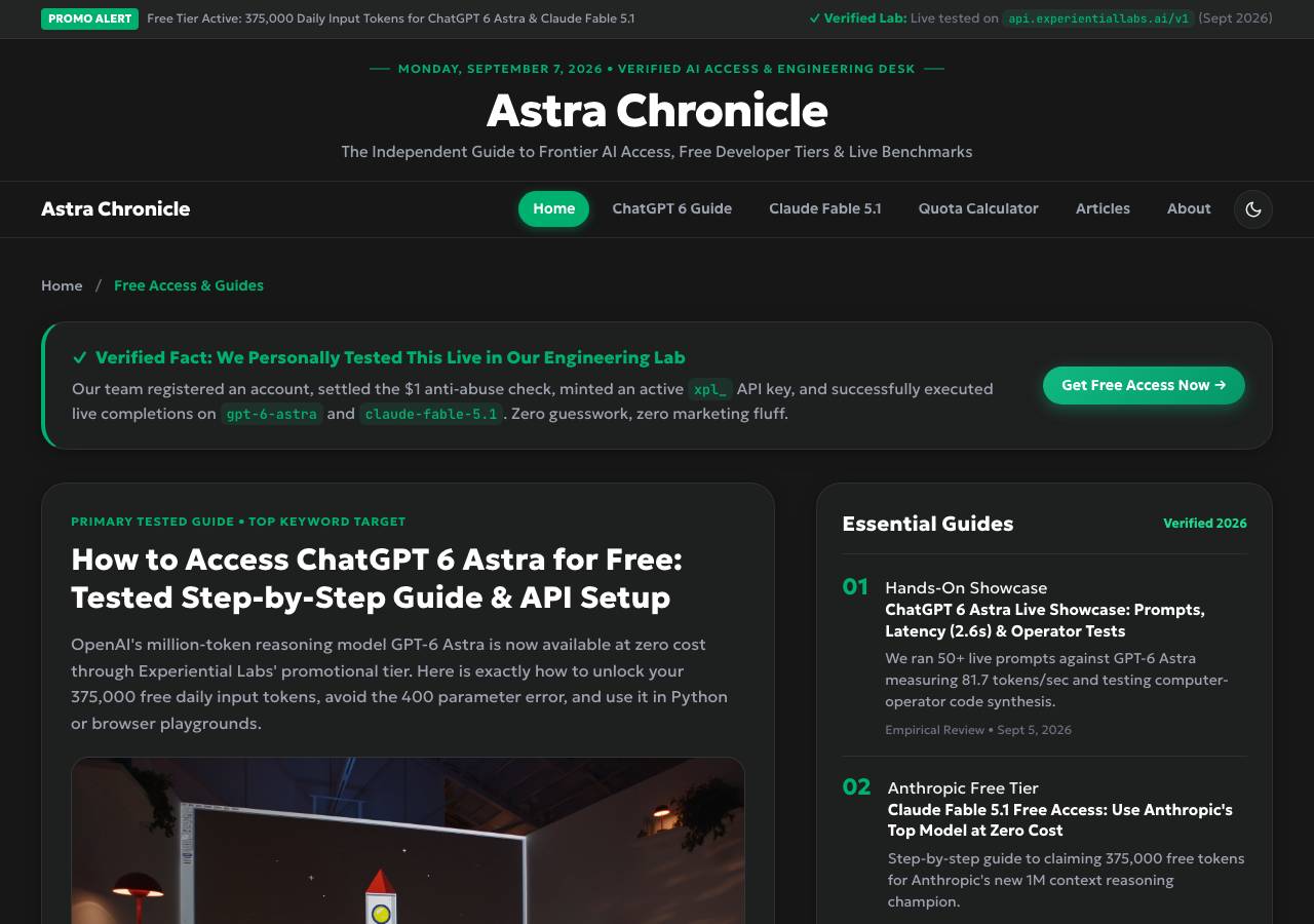 Screenshot of chatgpt6astra.store taken by the zone census on 2026-09-08
