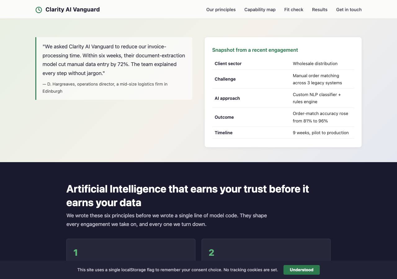 Screenshot of clarityaivanguard.sbs taken by the zone census on 2026-09-08