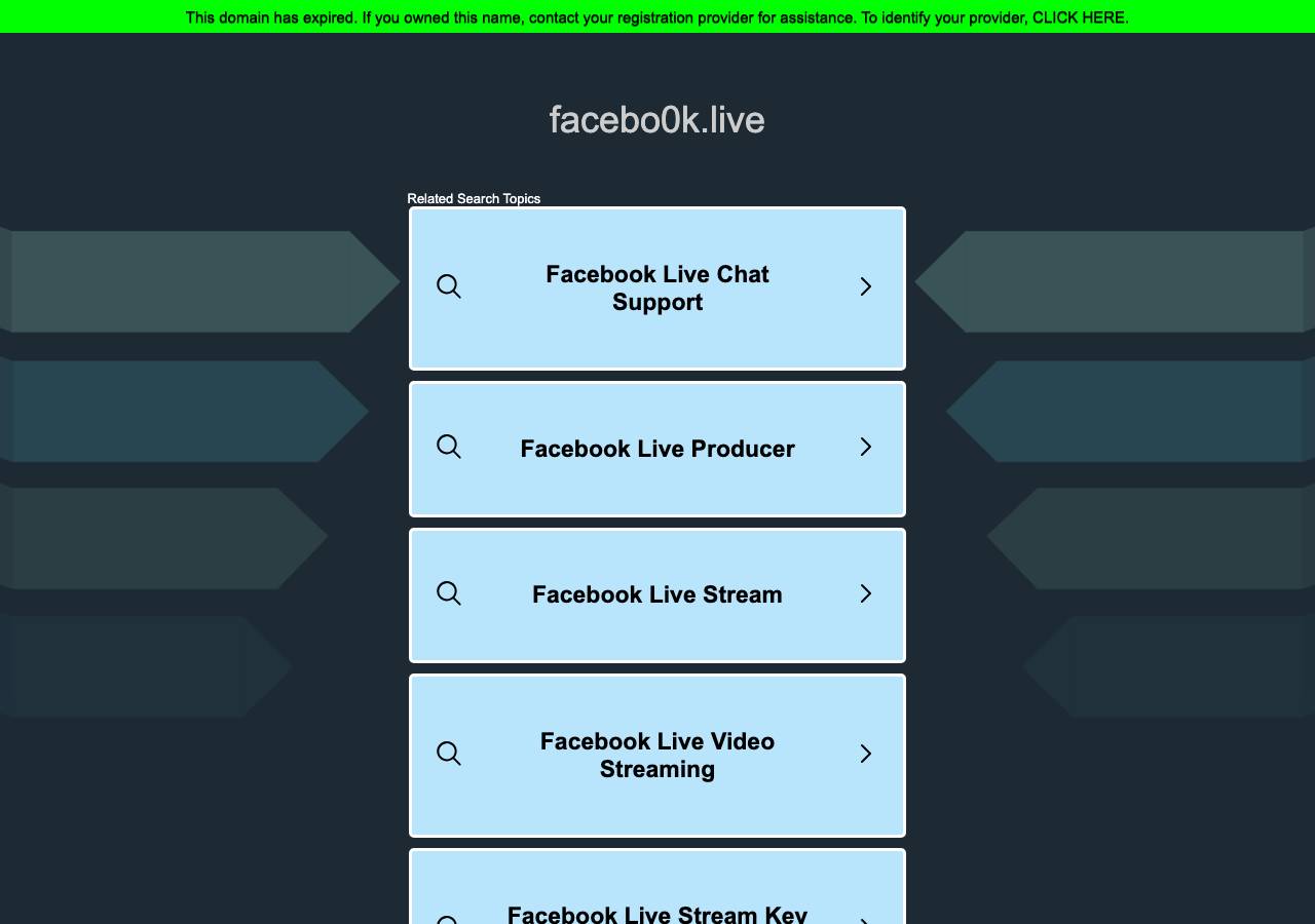 Screenshot of facebo0k.live taken by the zone census on 2026-09-08