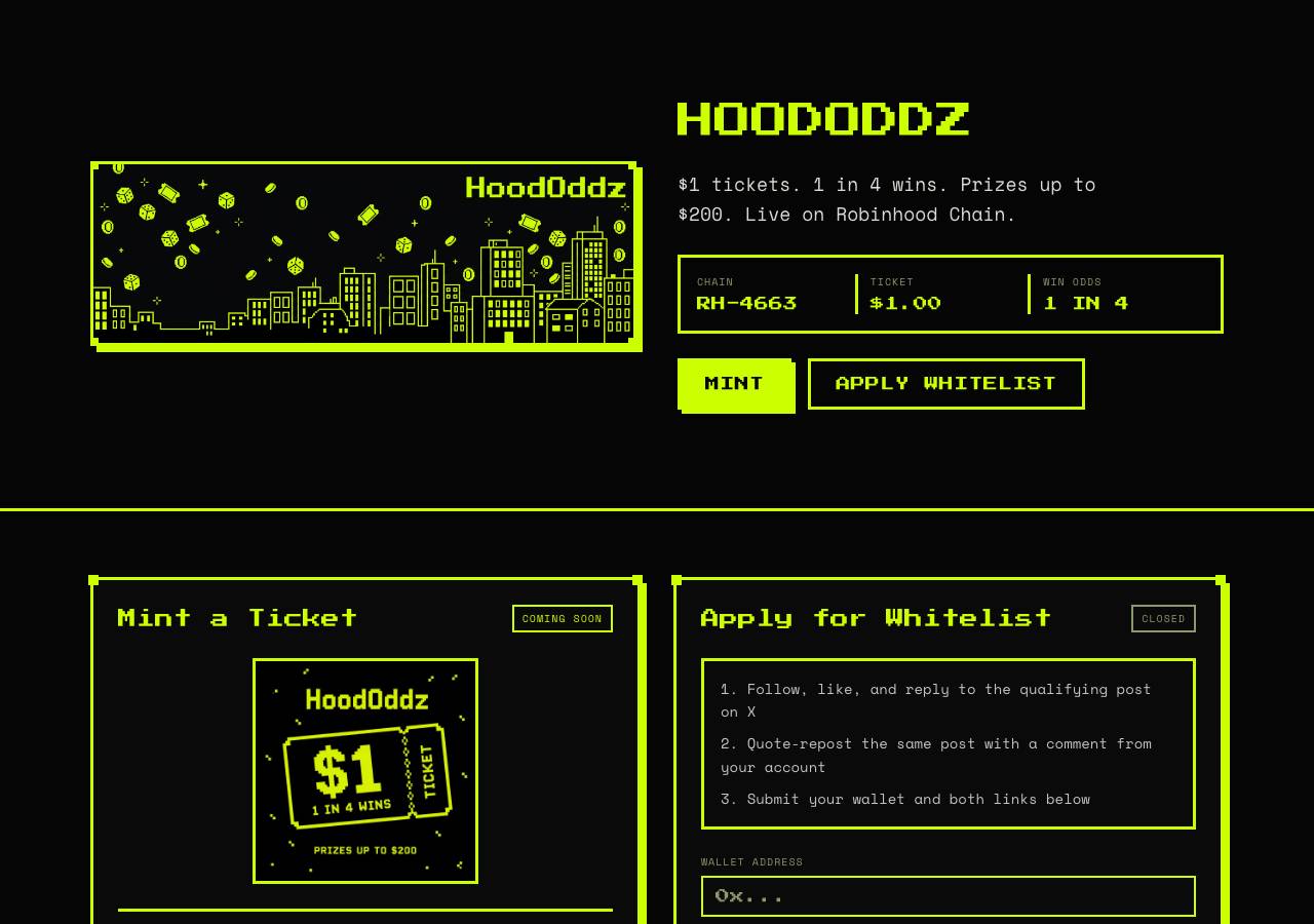 Screenshot of hoododdz.xyz taken by the zone census on 2026-09-08