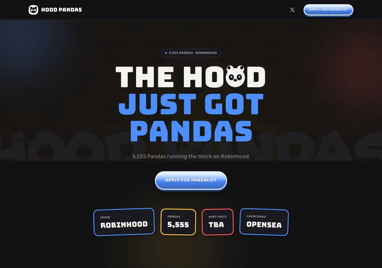 Screenshot of hoodpandas.xyz taken by the zone census on 2026-09-08