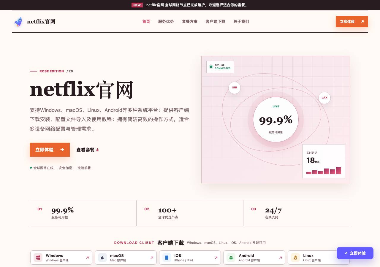 Screenshot of netflixvpn.org taken by the zone census on 2026-09-08
