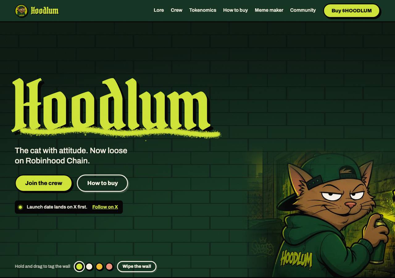 Screenshot of thehoodlum.fun taken by the zone census on 2026-09-08