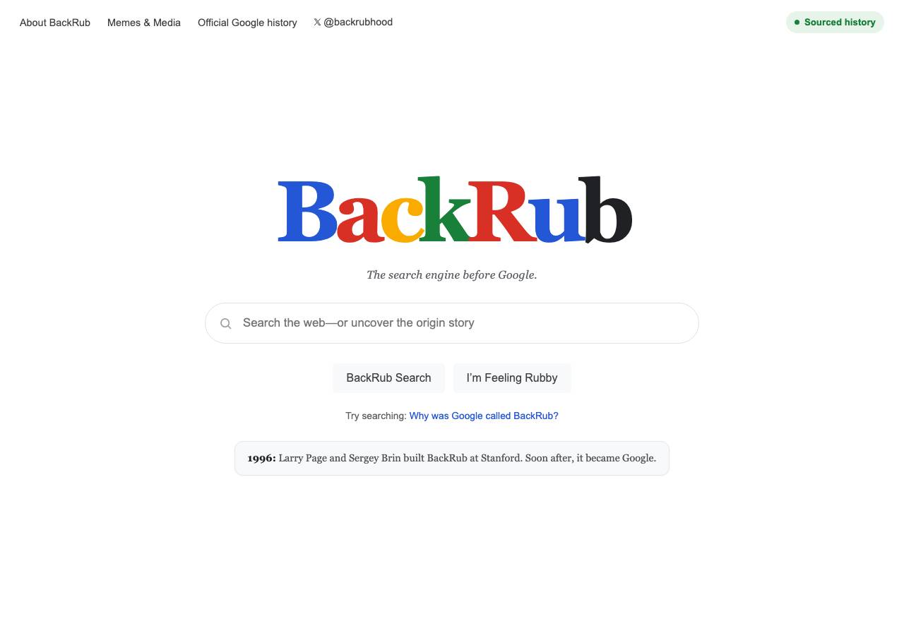 Screenshot of backrubrh.fun taken by the zone census on 2026-09-09