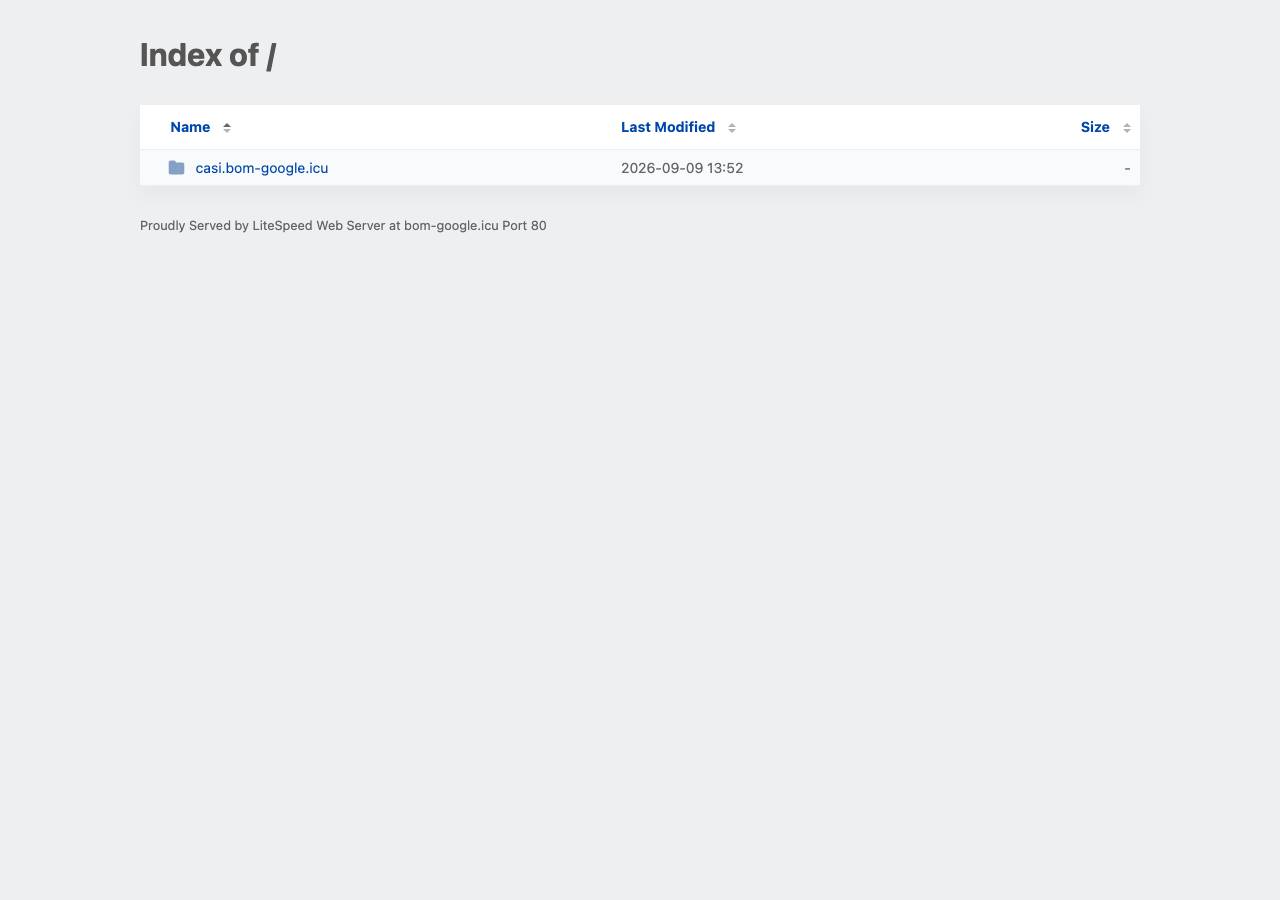 Screenshot of bom-google.icu taken by the zone census on 2026-09-09