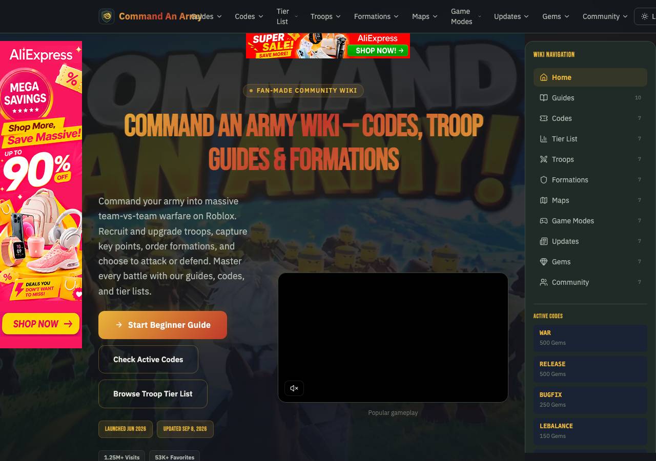 Screenshot of command-an-army-roblox.wiki taken by the zone census on 2026-09-09