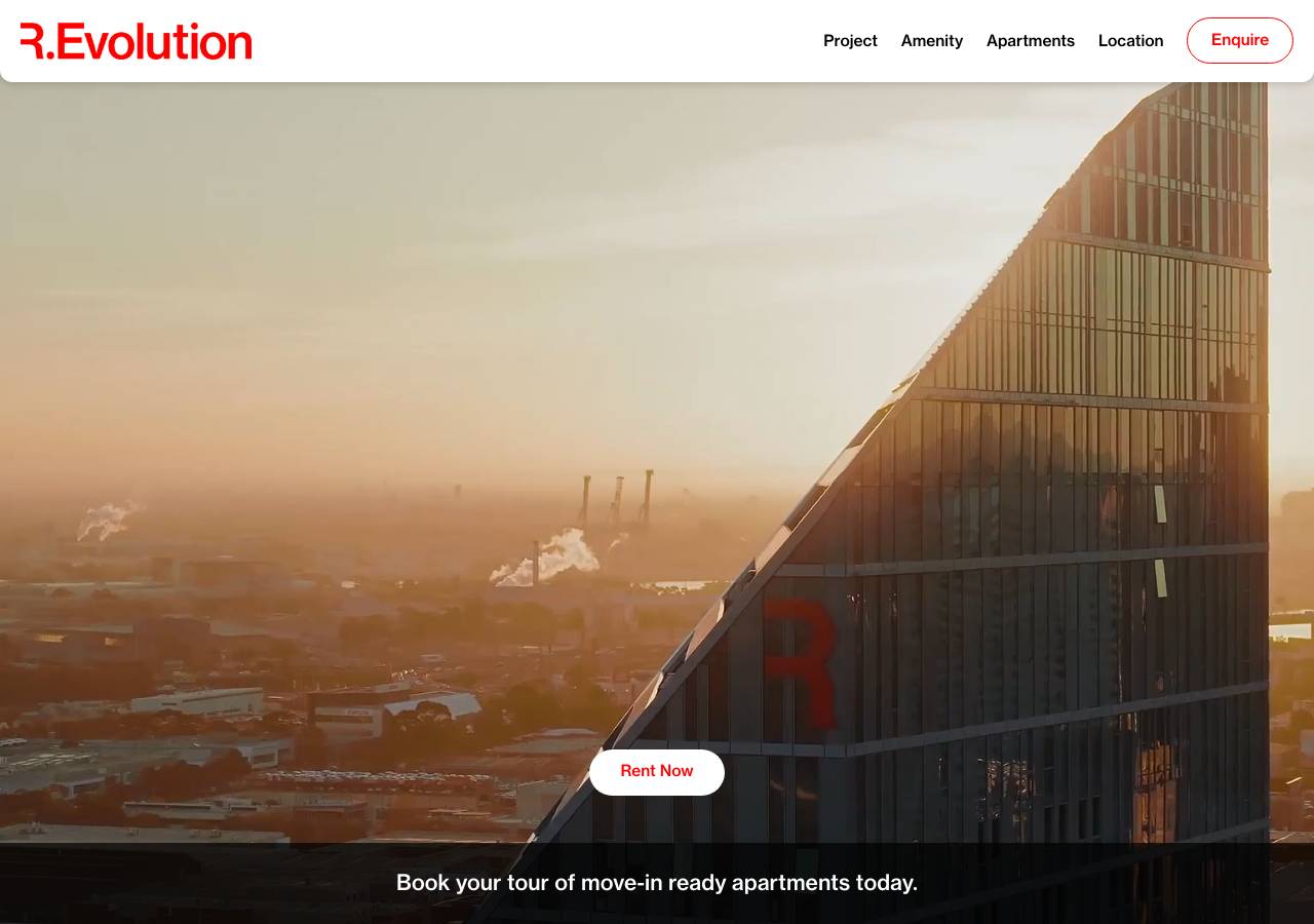 Screenshot of revolution.rent taken by the zone census on 2026-09-09