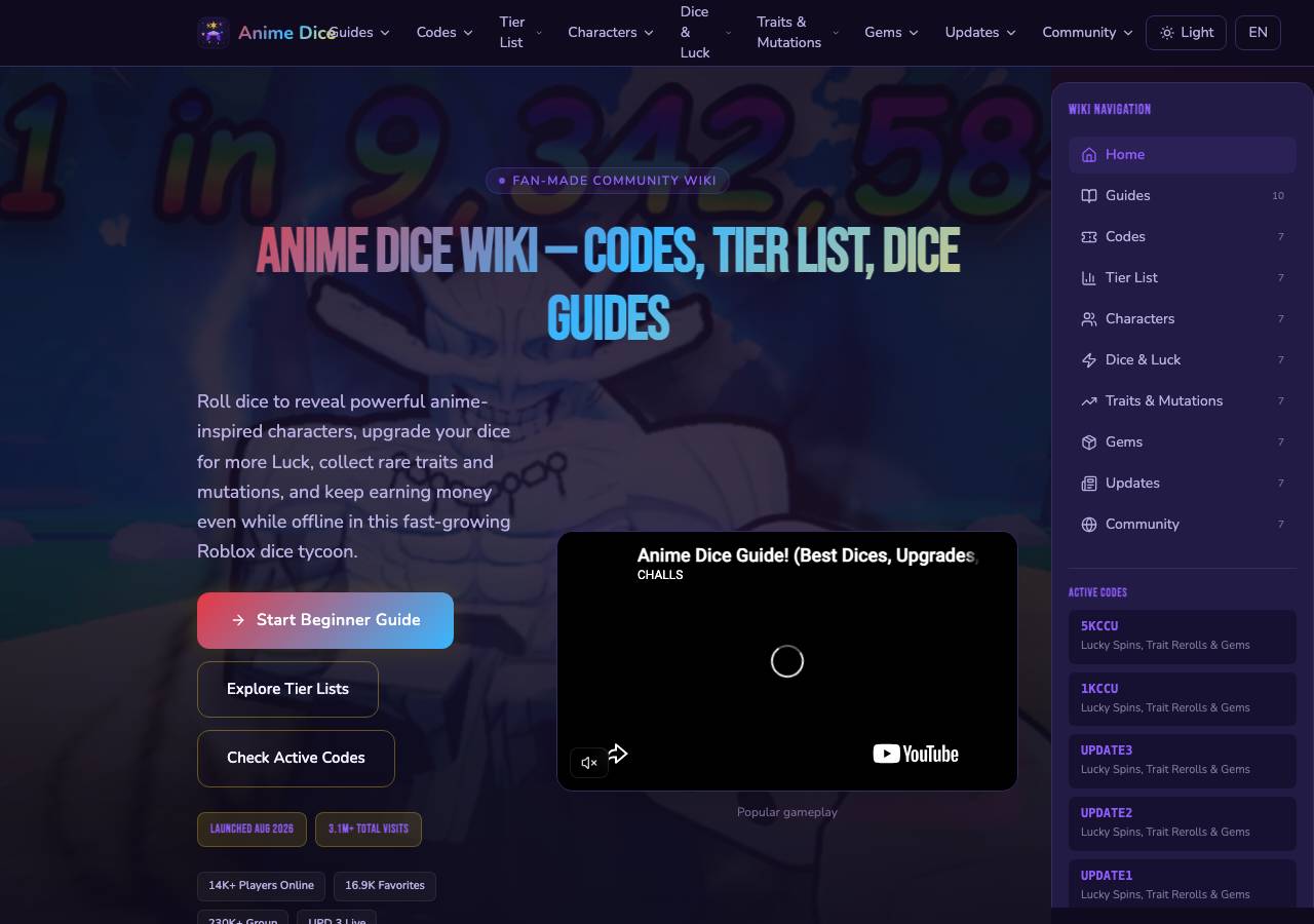 Screenshot of anime-dice-roblox.wiki taken by the zone census on 2026-09-10