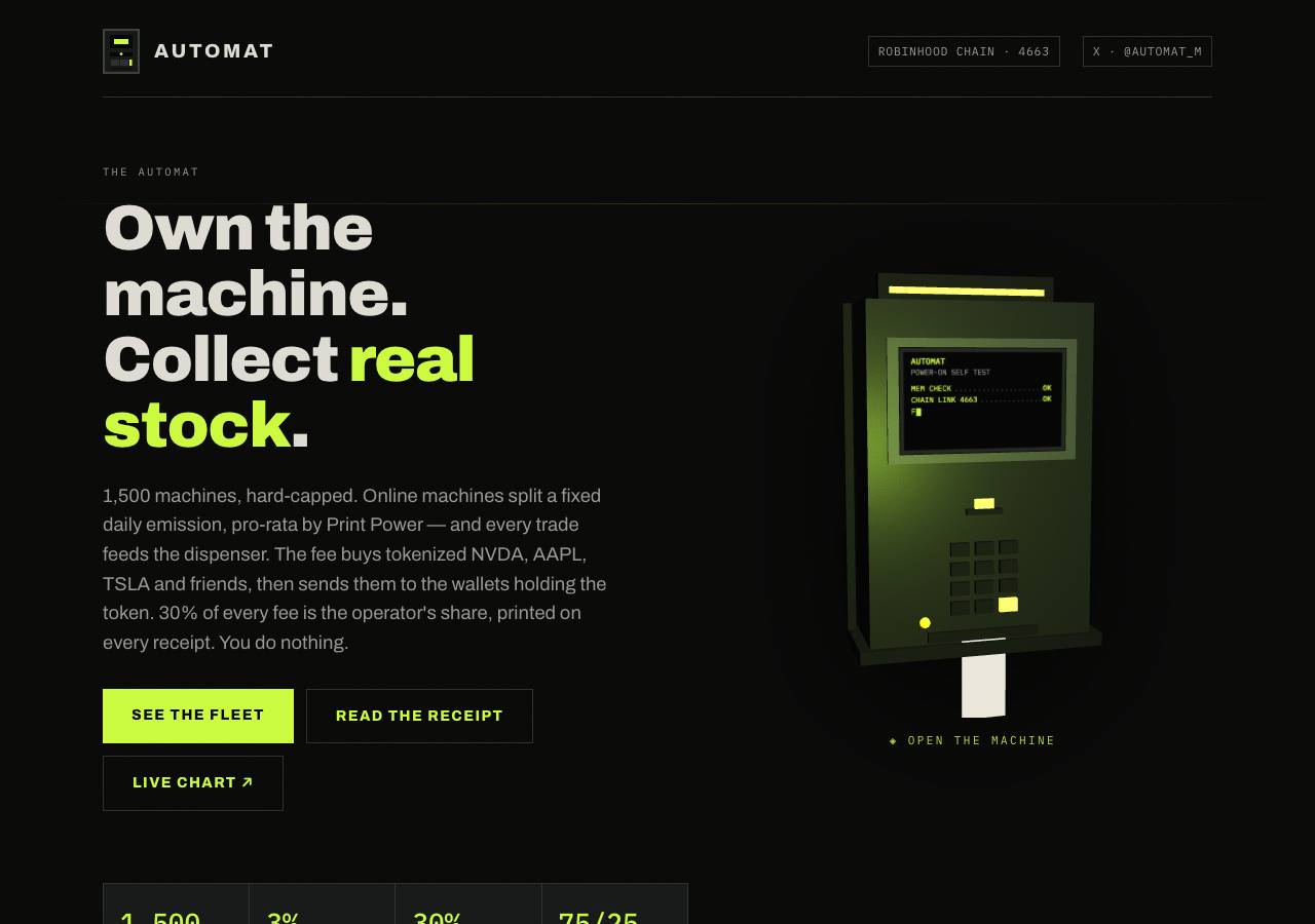 Screenshot of automat.sbs taken by the zone census on 2026-09-10