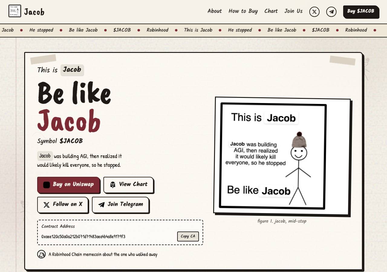 Screenshot of belikejacob.lol taken by the zone census on 2026-09-10