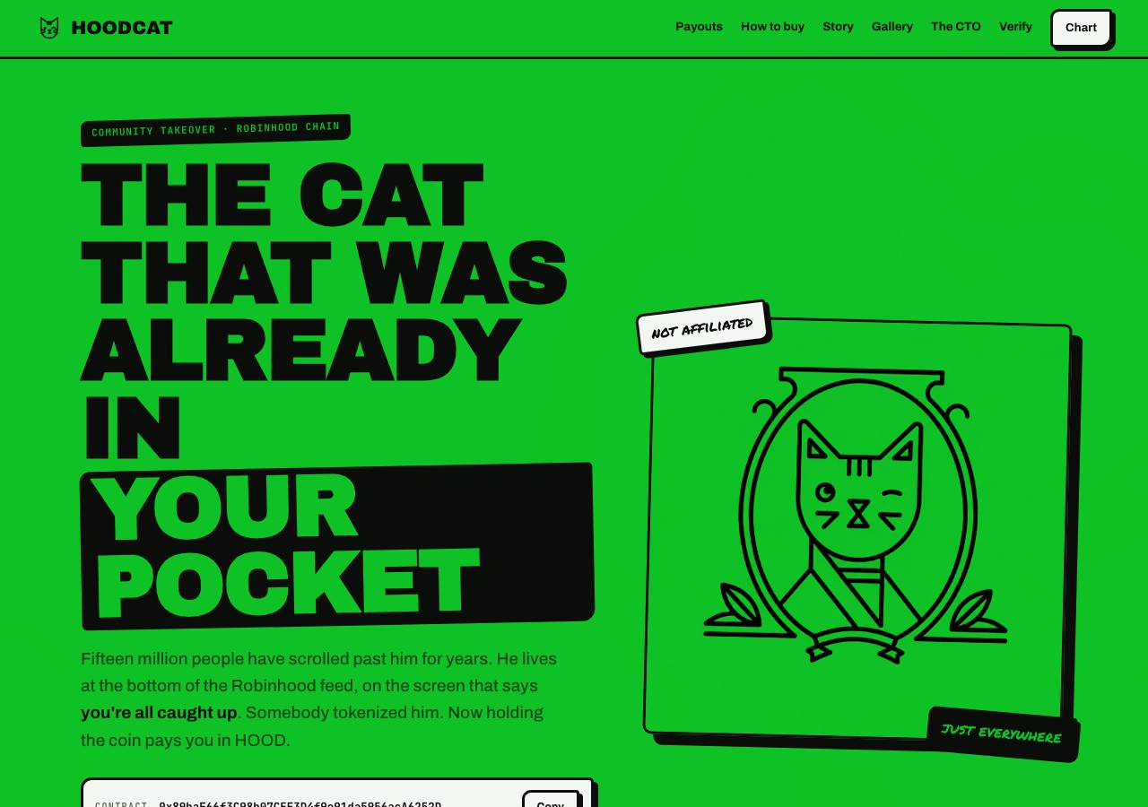 Screenshot of buyhoodcat.xyz taken by the zone census on 2026-09-10