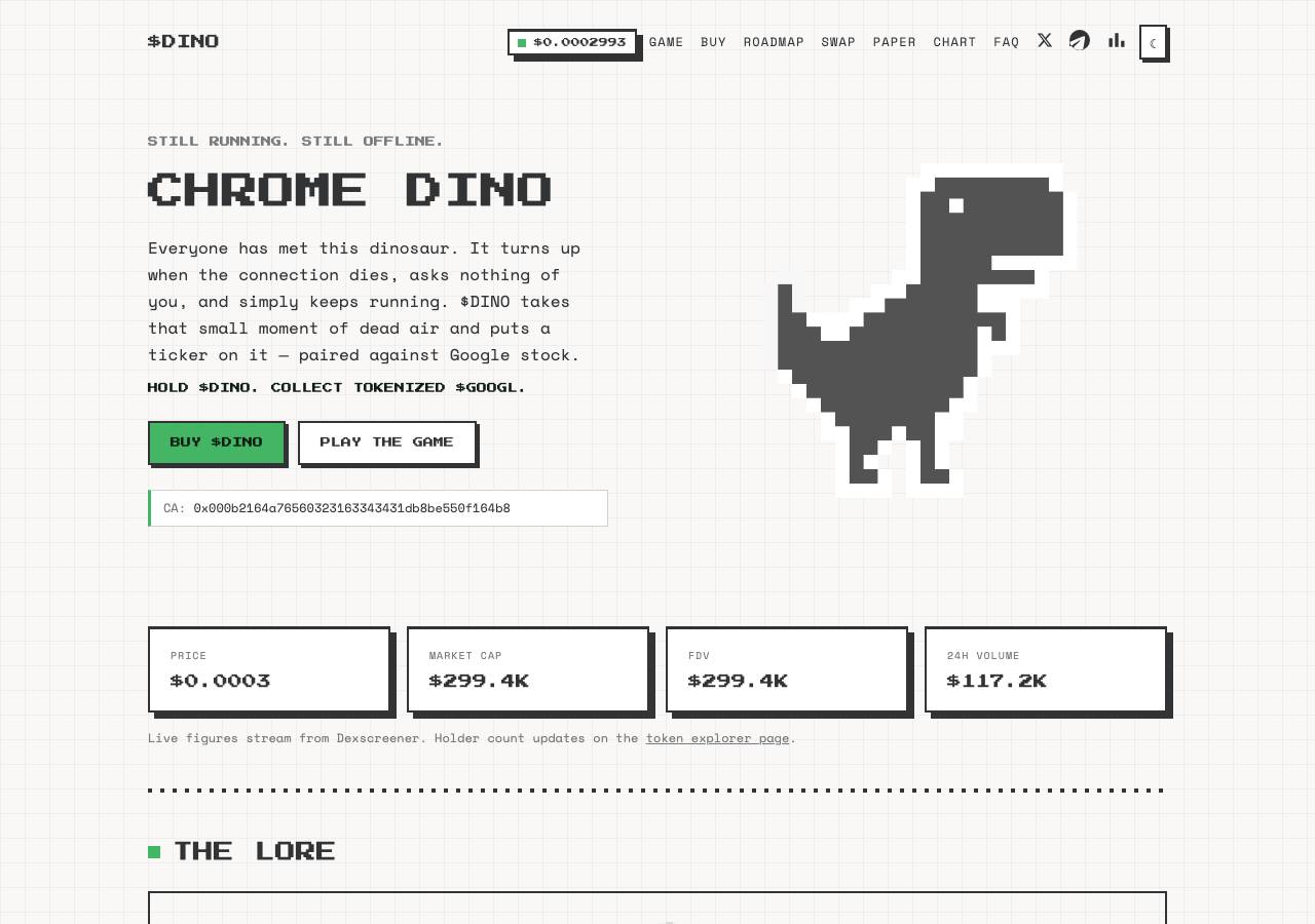 Screenshot of googledino.lol taken by the zone census on 2026-09-10