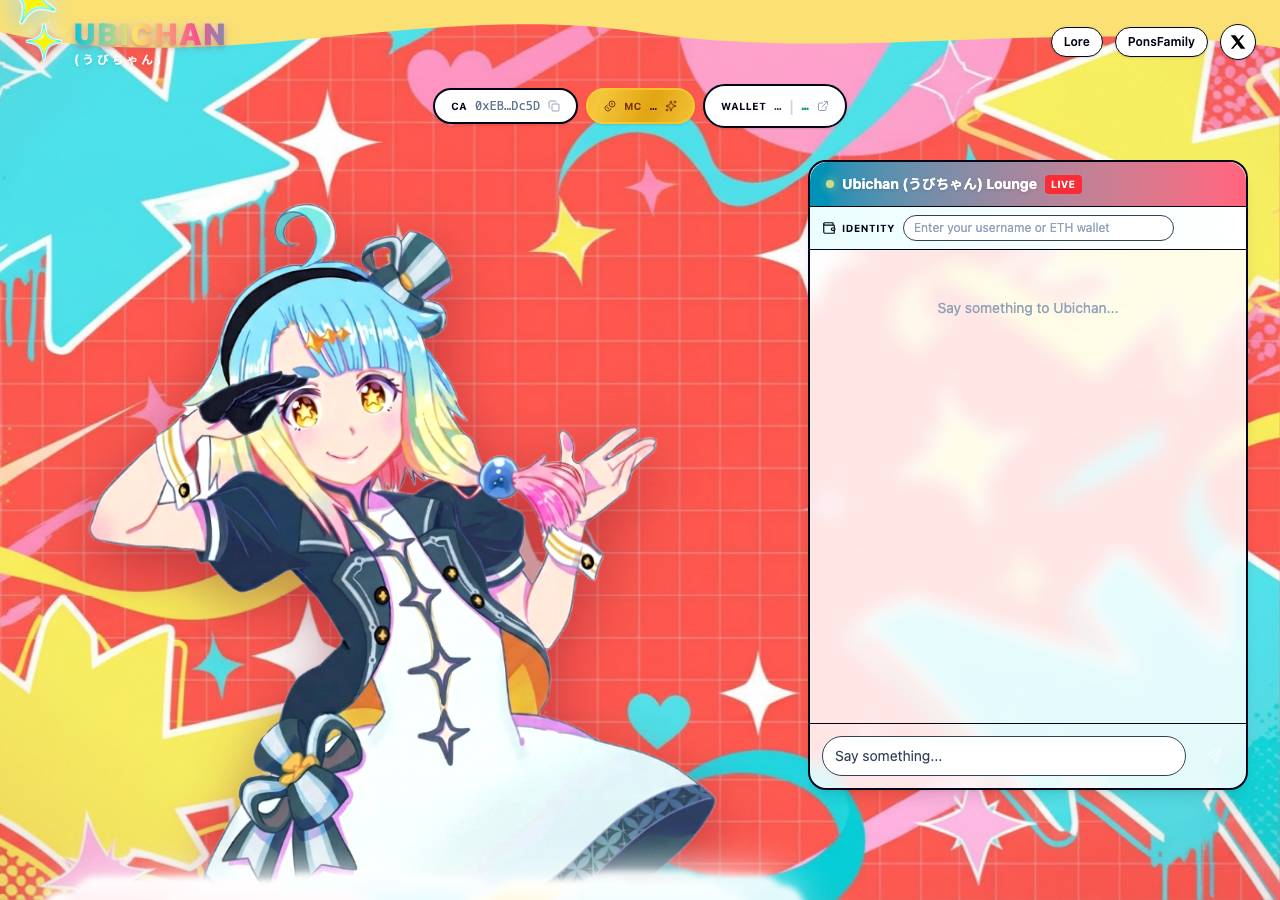 Screenshot of ubichan.xyz taken by the zone census on 2026-09-10