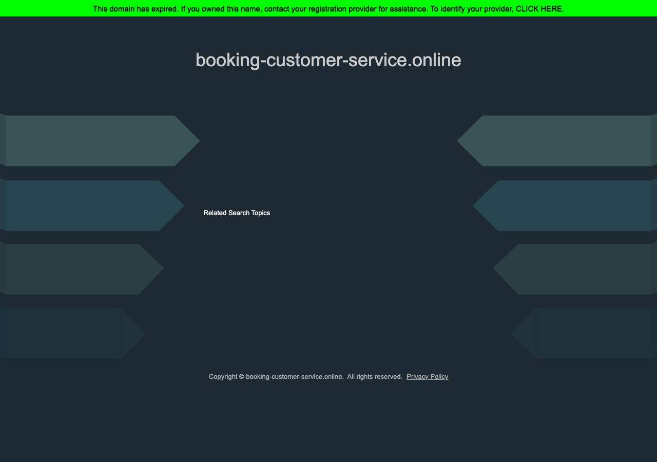 Screenshot of booking-customer-service.online taken by the zone census on 2026-09-12