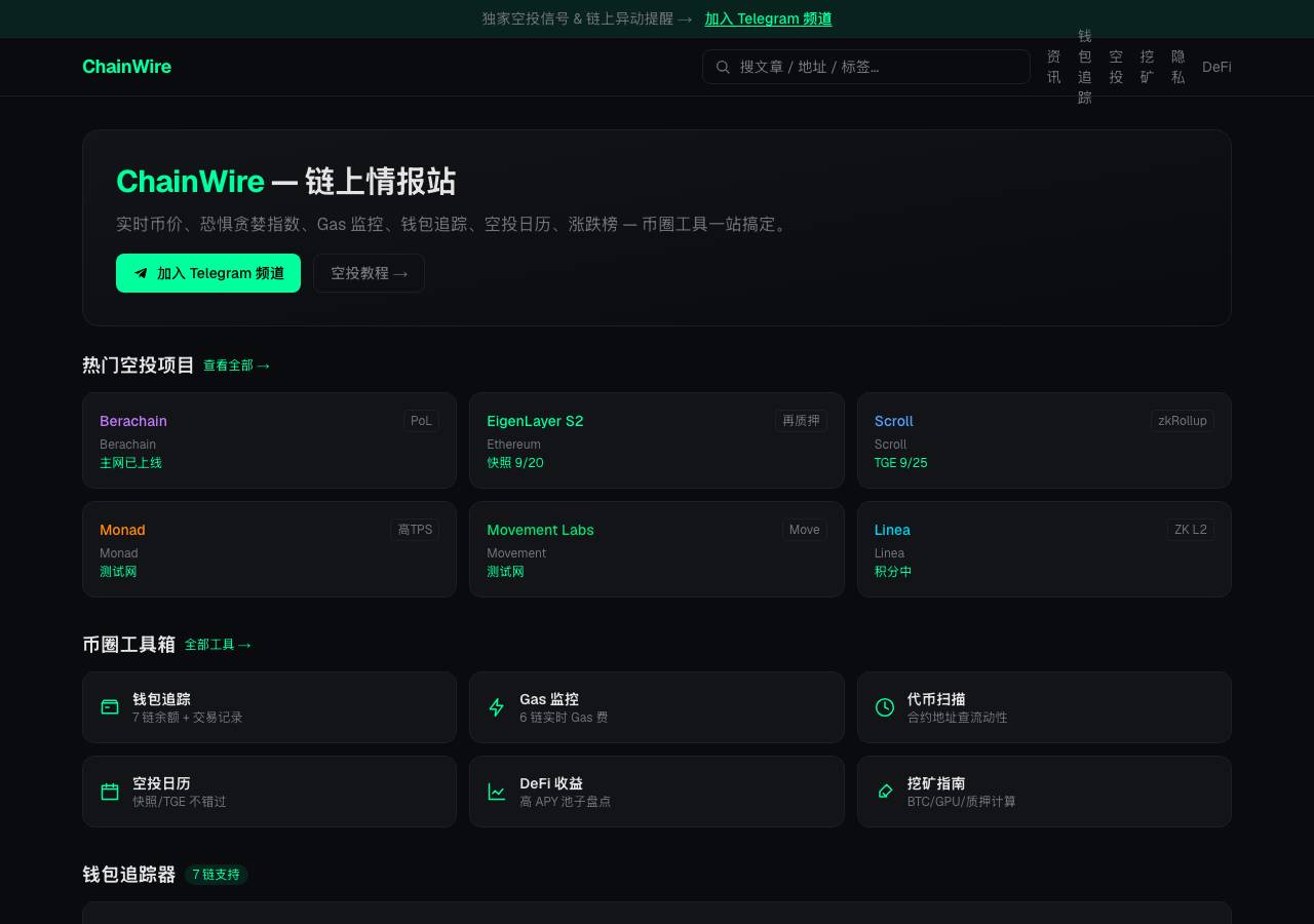 Screenshot of chaindrop1.com taken by the zone census on 2026-09-12