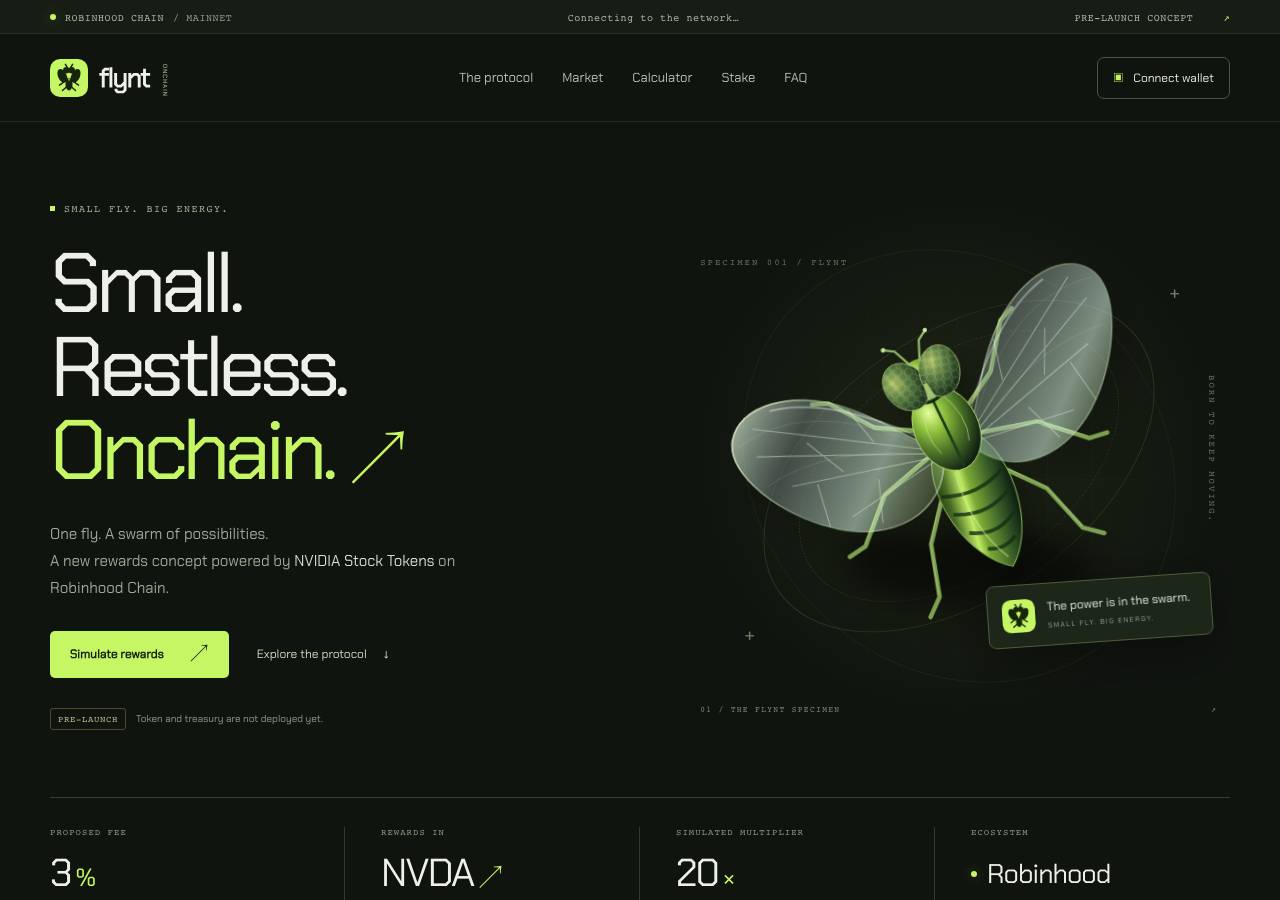 Screenshot of flynthood.fun taken by the zone census on 2026-09-12