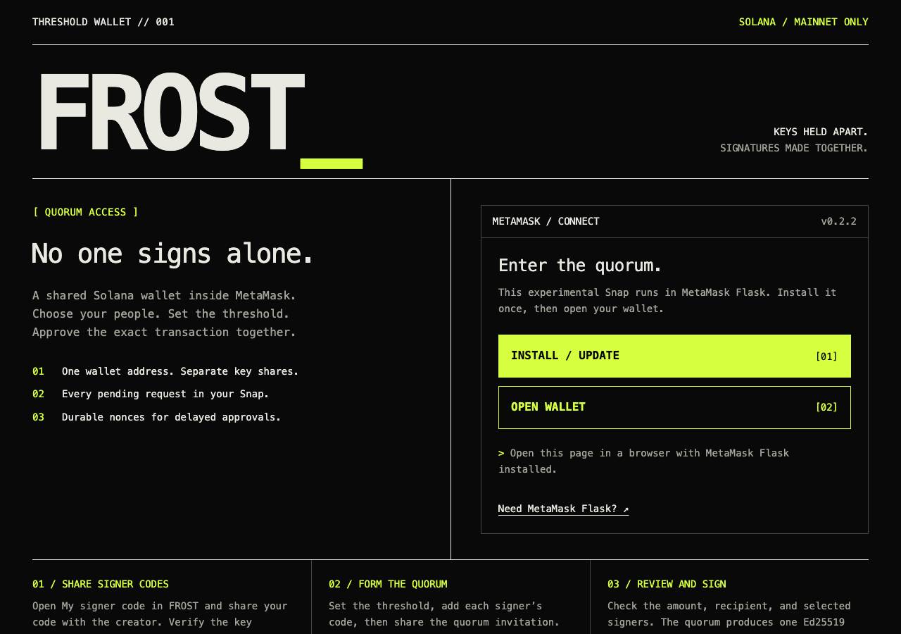 Screenshot of frost.surf taken by the zone census on 2026-09-12