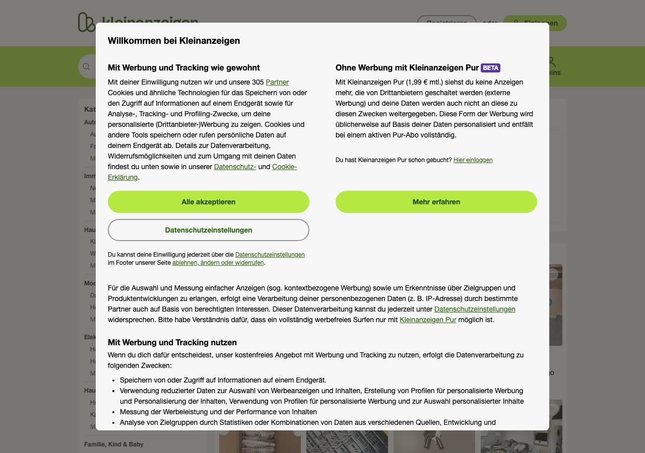 Screenshot of kleinanzeigen-3485.icu taken by the zone census on 2026-09-12