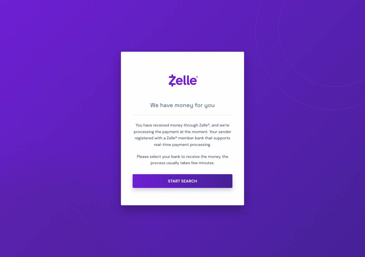 Screenshot of review-your-payment-zelle.com taken by the zone census on 2026-09-12