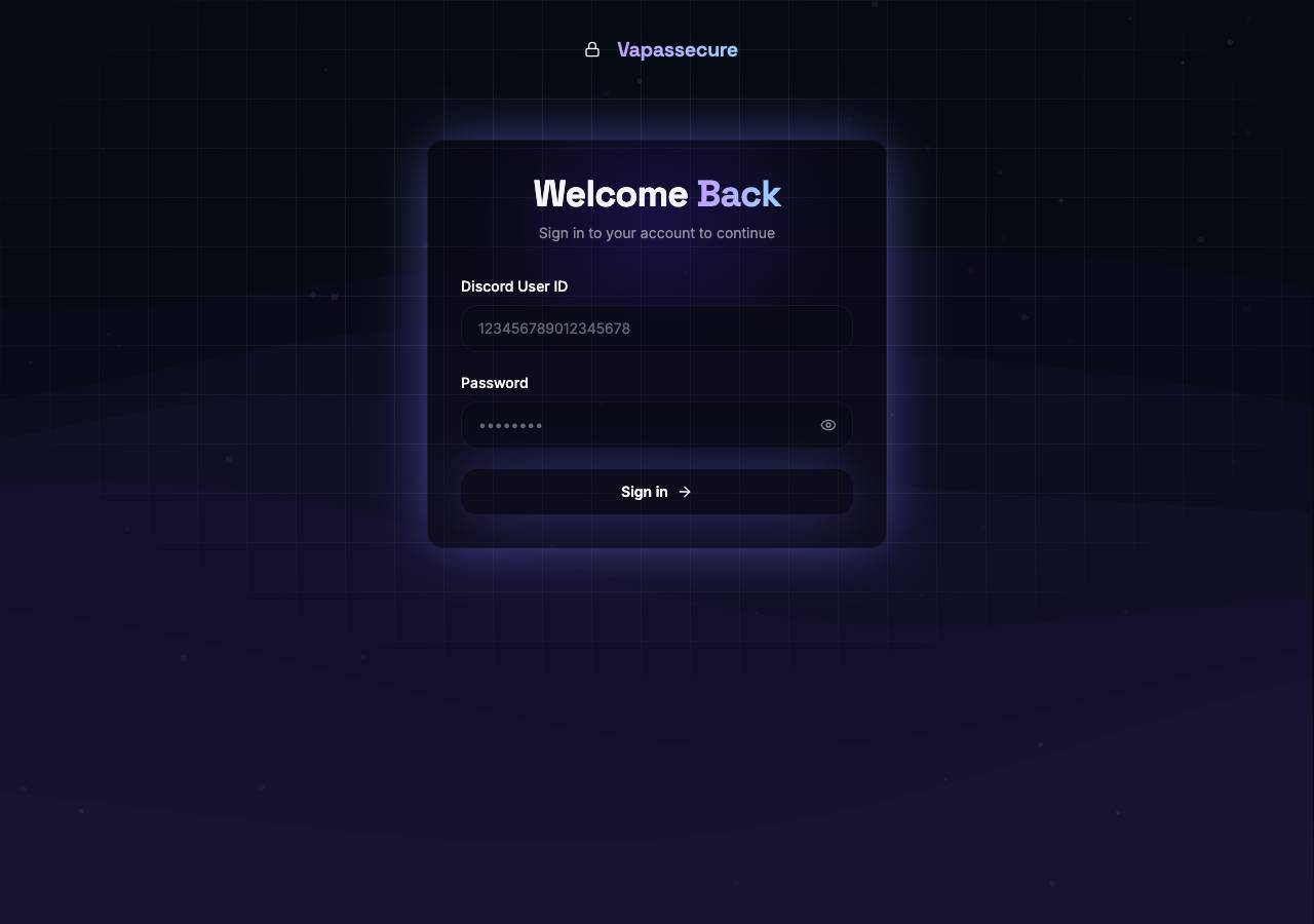 Screenshot of vapassecure.org taken by the zone census on 2026-09-12