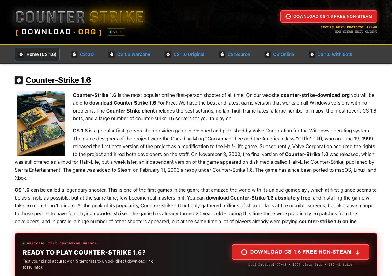 Screenshot of counter-strike-download.org taken by the zone census on 2026-09-13