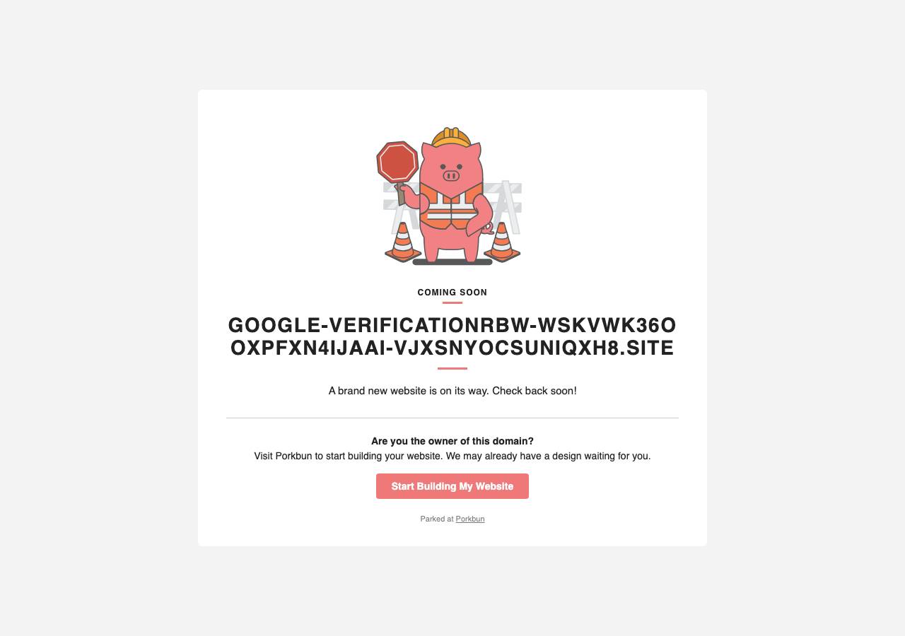 Screenshot of google-verificationrbw-wskvwk36ooxpfxn4ijaai-vjxsnyocsuniqxh8.site taken by the zone census on 2026-09-13