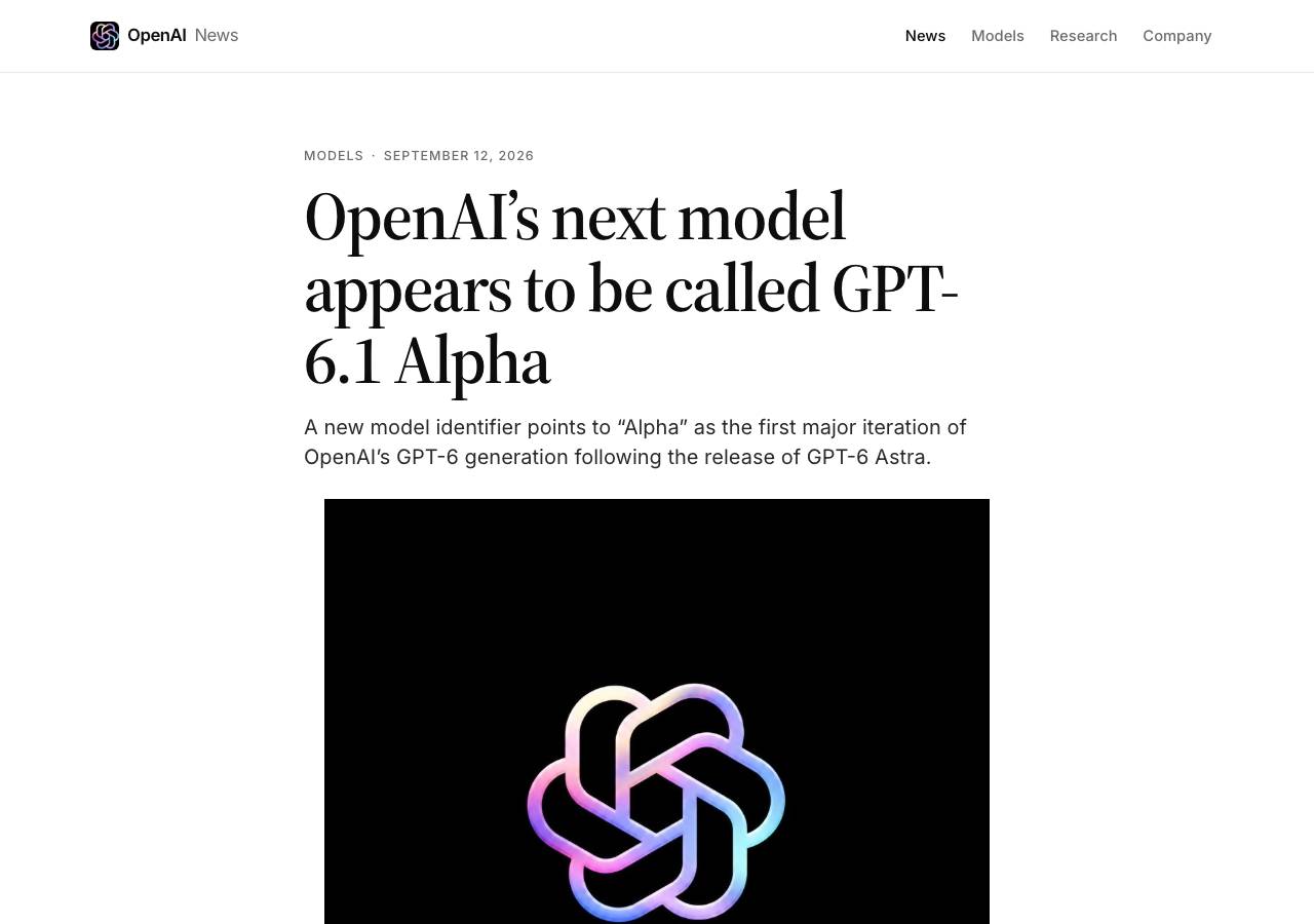 Screenshot of openainews.org taken by the zone census on 2026-09-13