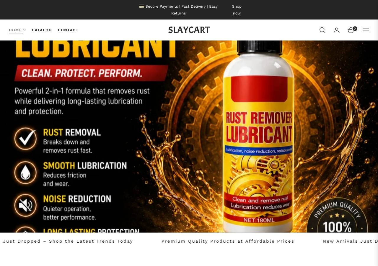 Screenshot of slaycart.fun taken by the zone census on 2026-09-13