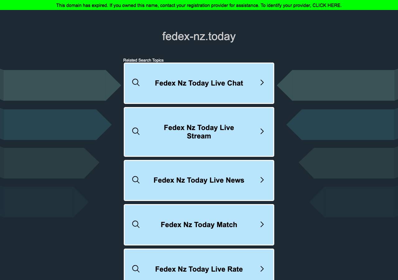 Screenshot of fedex-nz.today taken by the zone census on 2026-09-14