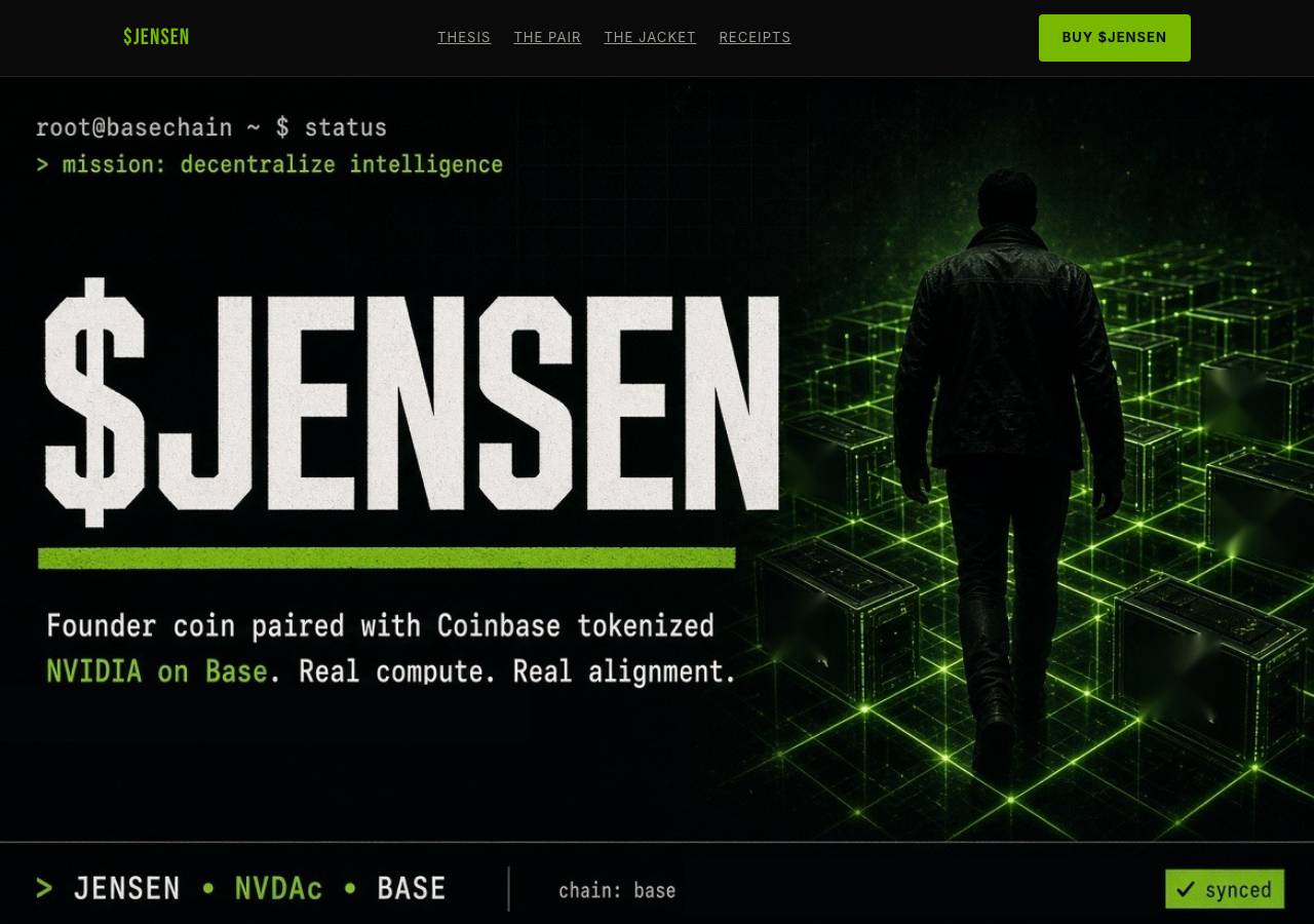 Screenshot of jensenonbase.fun taken by the zone census on 2026-09-14
