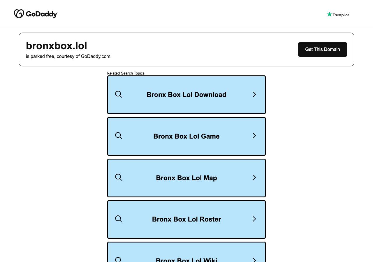 Screenshot of bronxbox.lol taken by the zone census on 2026-09-15