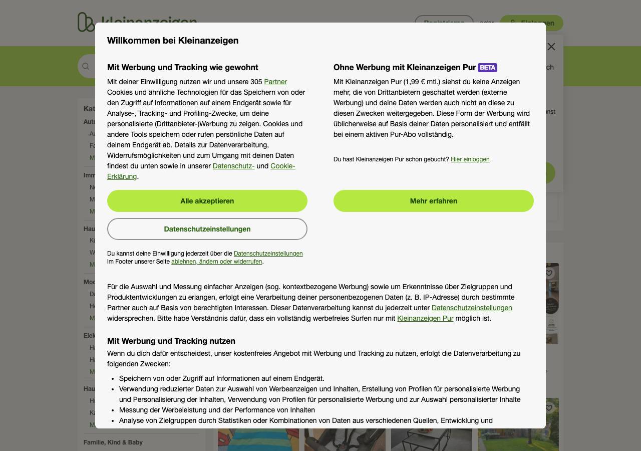 Screenshot of ebay-kleinanzeigen-id1029.help taken by the zone census on 2026-09-15