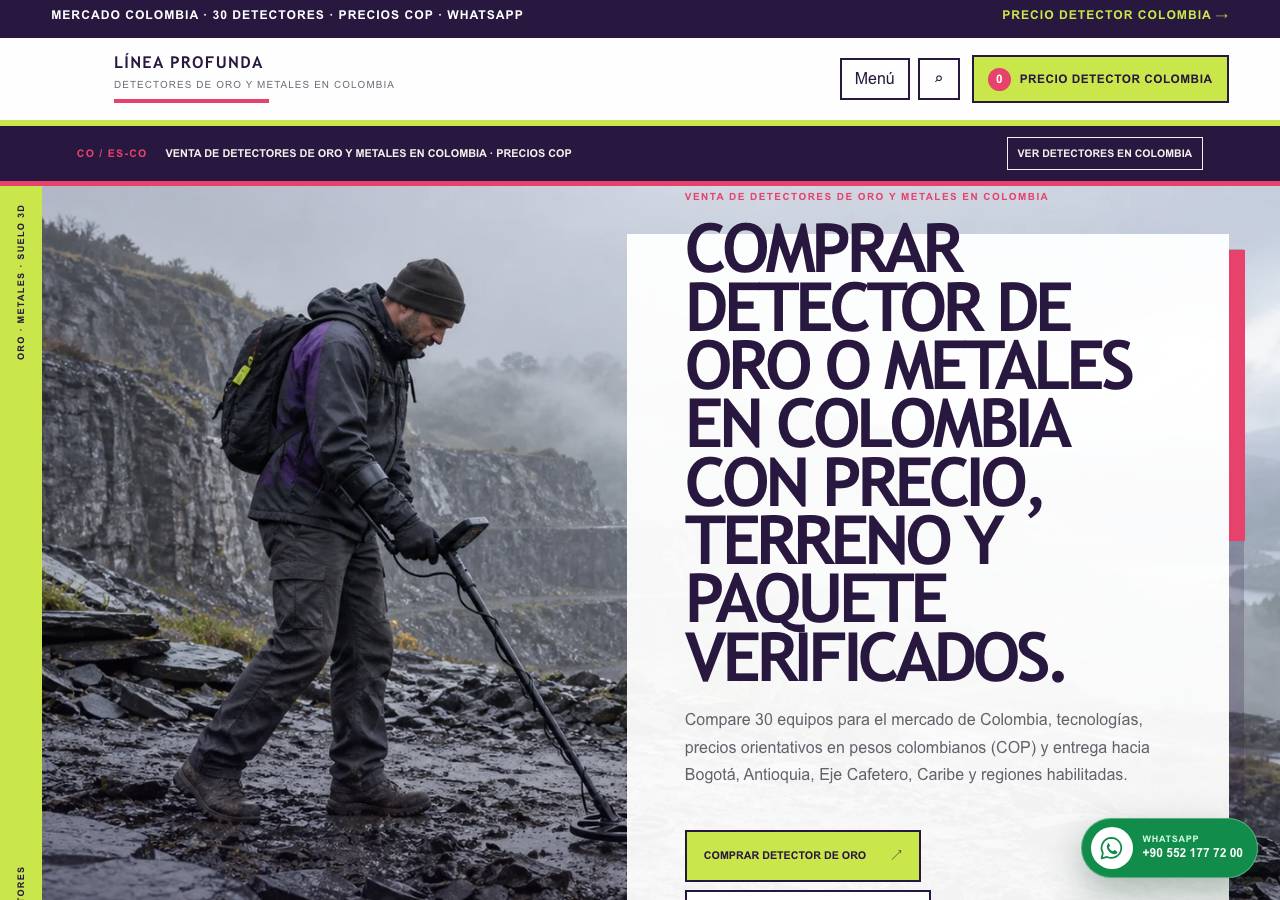 Screenshot of lineaprofunda.cfd taken by the zone census on 2026-09-15