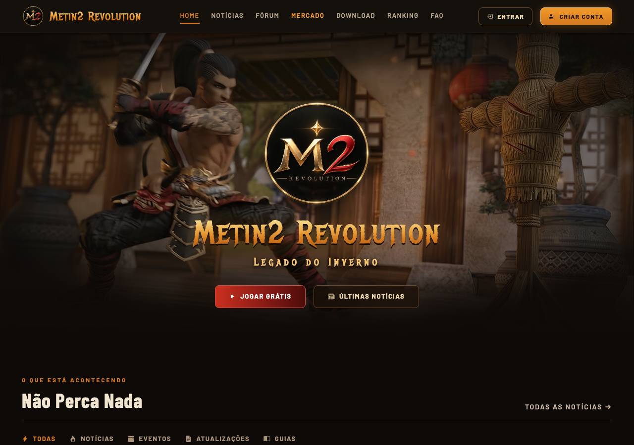 Screenshot of metin2revolution.online taken by the zone census on 2026-09-15