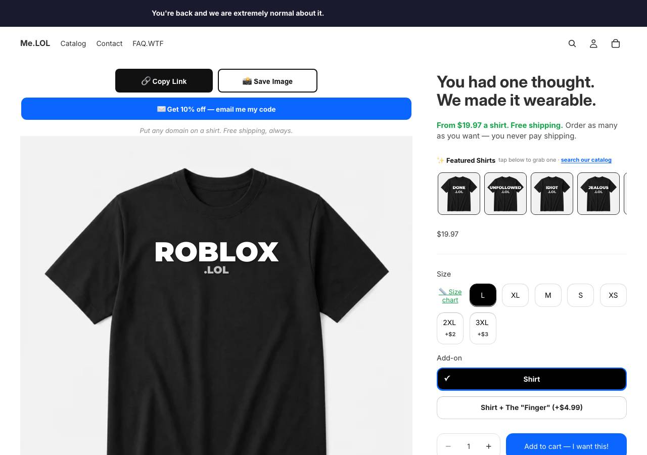 Screenshot of roblox.lol taken by the zone census on 2026-09-15