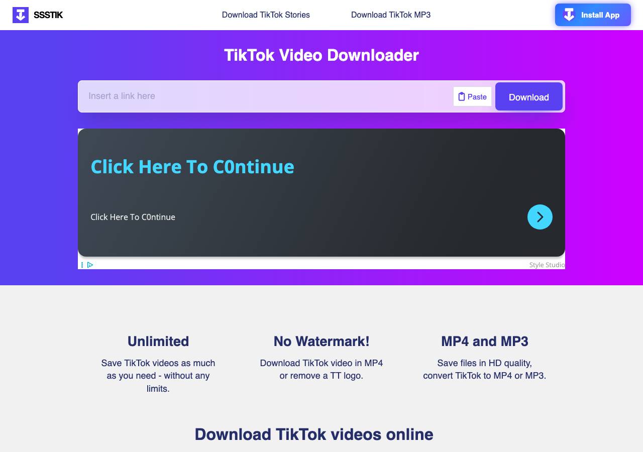 Screenshot of tikto-18plus.click taken by the zone census on 2026-09-15